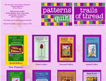 Tablet Screenshot of patterns2quilt.com